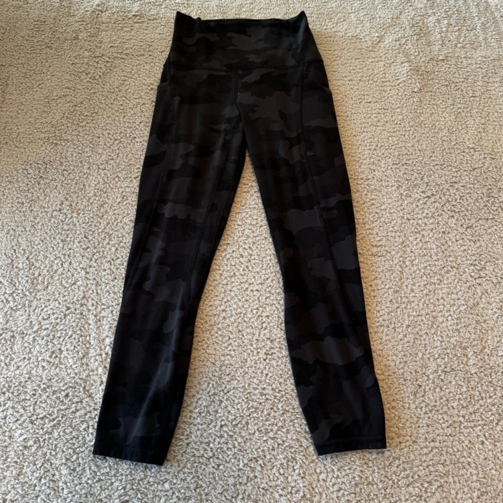 Lululemon Athletica align high rise crop with pockets 23” heritage 365